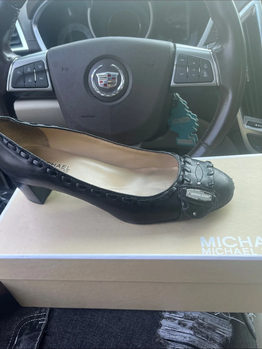Michael Kors Beige and White Logo Gift Box